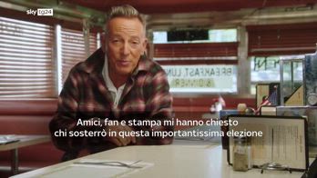 Bruce Springsteen: sostengo Kamala Harris