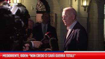 Medioriente, Biden: non ci sarà una guerra a tutto campo, possiamo evitarla