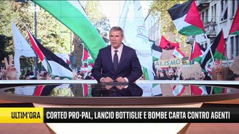 Roma, tensione al corteo pro-palestina tra manifestanti e polizia