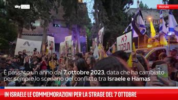 In Israele le commemorazioni per la strage del 7 ottobre