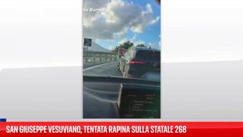 Napoli, tentata rapina sulla statale 268