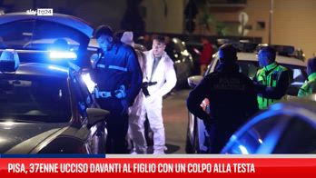 Omicidio a Pisa, uomo ucciso davanti al figlio