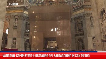 Vaticano, a breve il restauro del baldacchino di San Pietro