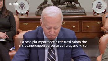 Biden: Uragano Milton questione di vita o di morte