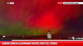 Lo spettacolo dell'aurora boreale