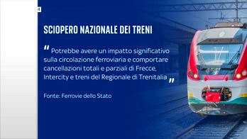 ERROR! Sciopero treni per 24 ore a partire dalle 21 di domani