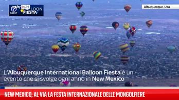 New Mexico, al via la festa internazionale delle mongolfiere