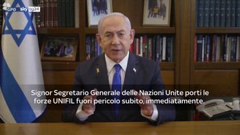 Medioriente, Netanyahu: Guterres ritiri subito le forze UNIFIL dal sud del Libano