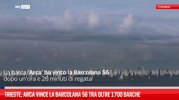 La barca 'Arca' ha vinto la Barcolana 56