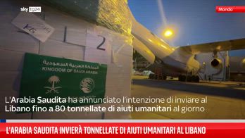 Arabia Saudita invia rifornimenti al Libano