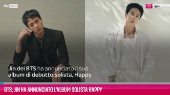 VIDEO BTS, Jin ha annunciato l'album solista Happy