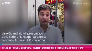 VIDEO Festa Cinema Roma, Guanciale per l'apertura