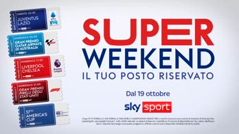 Super Weekend su Sky Sport: 19-20 ottobre tutti gli eventi