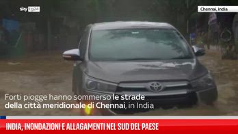 India, inondazioni e allagamenti nel sud del Paese