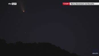 La cometa Tsuchinshan-ATLAS sorvola il Colorado