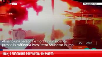 Grosso incendio in una raffineria in Iran