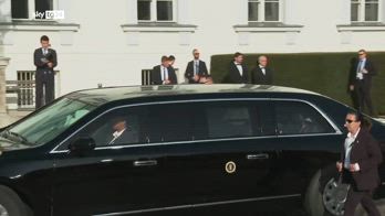 Biden arriva in germania