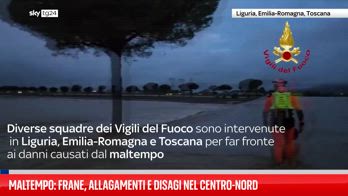 Maltempo: frane, allagamenti e disagi nel centro-nord