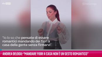 VIDEO Andrea Delogu: "Mandare fiori a casa non è romantico"