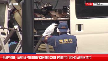 Giappone: molotov contro sede partito al governo, uomo arrestato