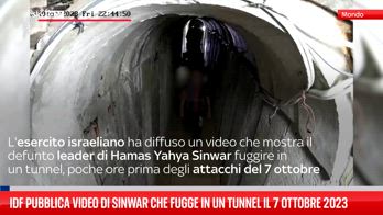 Idf pubblica video Sinwar prima degli attacchi del 7 ottobre