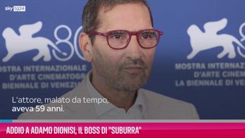 VIDEO Addio a Adamo Dionisi, il boss di "Suburra"