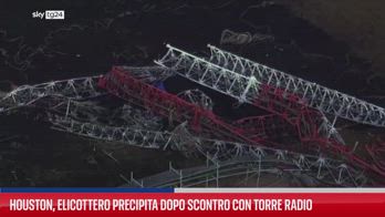 Houston, elicottero precipita dopo scontro con torre radio