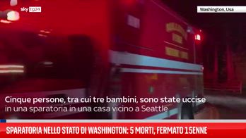 Sparatoria nello stato di Washington: 5 morti, fermato 15enne