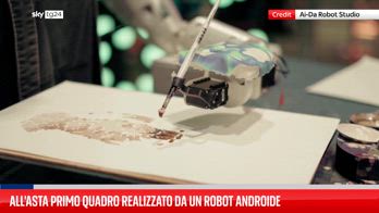 All'asta primo quadro realizzato da un androide