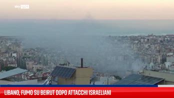 Raid  su sobborghi Beirut Sud: si alza fumo sulla città