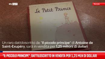 "Il Piccolo Principe" in vendita per 1,25mln di dollari