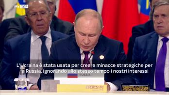 Putin: Ucraina usata per minacciare Russia