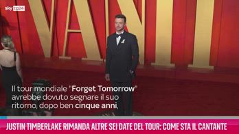 VIDEO Justin Timberlake rimanda altre 6 date del tour