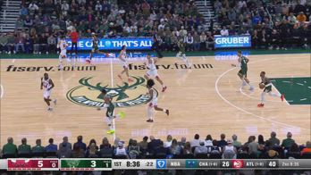 NBA, 38 punti di Giannis Antetokounmpo contro Chicago