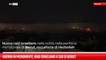 Guerra in Medioriente, raid israeliano a sud di Beirut