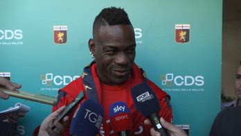 Balotelli al Genoa: "Parlare? Preferisco cominciare"