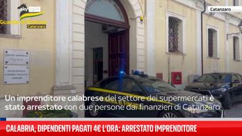 ERROR! Catanzaro, attività paga 4 euro l'ora i dipendenti: arrestato il proprietario