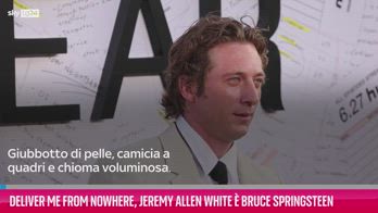 VIDEO Jeremy Allen White è Bruce Springsteen: la foto