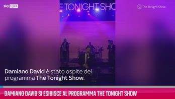 VIDEO Damiano David si esibisce al The Tonight Show