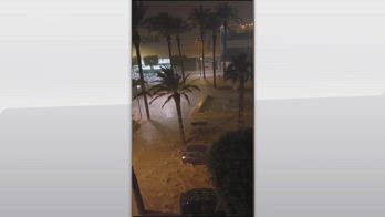 Alluvione in Spagna, inondazioni e fulmini a Valencia