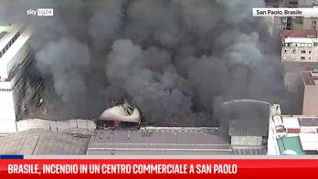 Incendio in un centro commerciale in Brasile, nessuna vittima