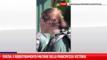 L'addestramento militare della principessa Vittoria in Svezia