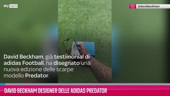 VIDEO David Beckham designer delle adidas Predator