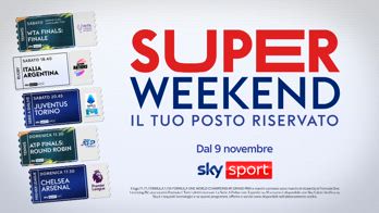 9-10 novembre Che Super Weekend su Sky Sport