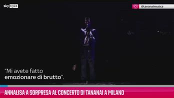 VIDEO Annalisa a sorpresa al concerto di Tananai a Milano