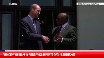 Visita del principe William in Sudafrica