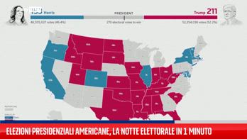 Elezioni Usa 2024, la notte elettorale in 1 minuto