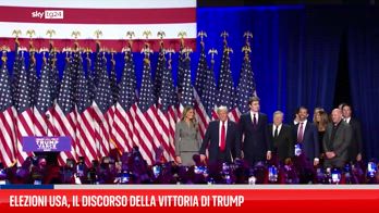 Elezioni Usa, il discorso della vitoria di Trump