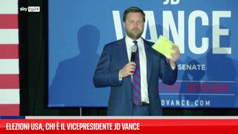 Elezioni Usa, chi è il vicepresidente JD Vance