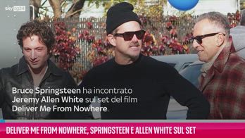 VIDEO Bruce Springsteen e Jeremy Allen White insieme sul set